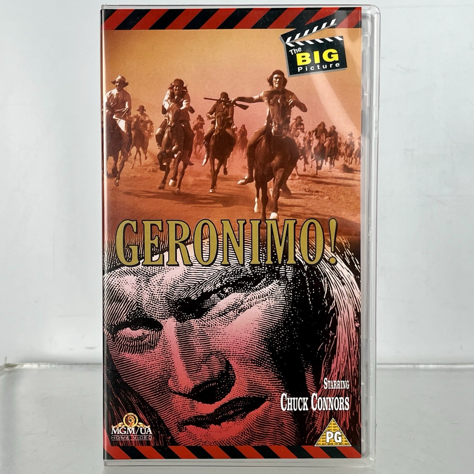 New GERONIMO! VHS TAPE Video Cassette 1962 Chuck Connors Unused Factory Sealed