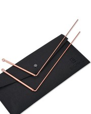 99.9 Copper Dowsing Rods, 2Pcs Divining Rods with Gift Bag for Ghost Hunting...