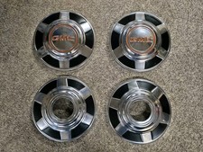 76 87 Gmc K20 34 Ton Dog Dish 4wd 4x4 Hubcaps Aluminum 12 Inch Set Of 4