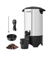 Vevor Commercial Coffee Urn 40 Cup/6L, Stainless Steel Liner, Dripless