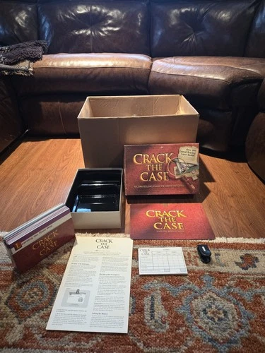 Vintage Crack The Case Game Rare 1993 Milton Bradley 100% Complete