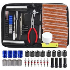 Tire Repair Kit Heavy Duty Tire Plug Kit, Universal Tire Repair Tools 68pcs