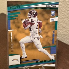 Isaiah Spiller 2022 Prestige RC No. 318 Xtra Points Green #174/249
