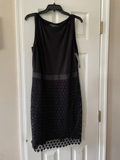 New With Tags RALPH LAUREN Sleeveless  Black Tank Dress size 12