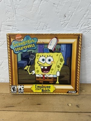 Nickelodeon SpongeBob SquarePants Employee Of The Month PC Game 2002 THQ Used