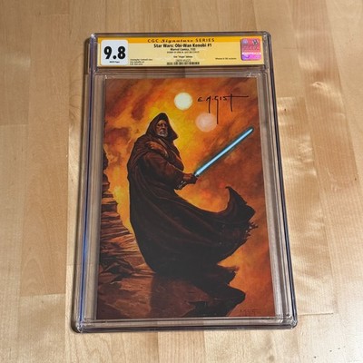 Marvel Comics - Star Wars: Obi-Wan Kenobi #1 - Virgin CGC 9.8 Signed Erik Gist