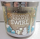 Bath and Body Works 3 wick 14.5 oz Candle  Cinnamon Caramel Swirl