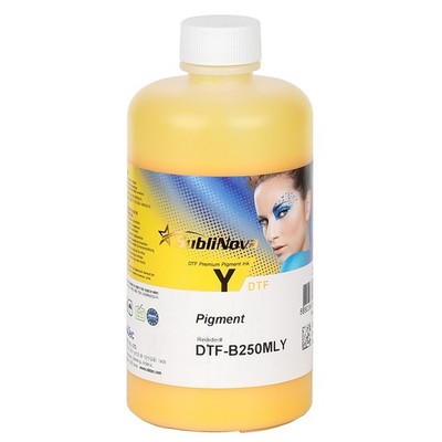 DTF (Direct To Film) Yellow Ink 250ml Bottle for Epson Print Head Printers