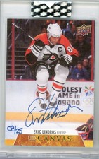 2020-21 Upper Deck Clear Cut Eric Lindros UD Canvas Auto /25
