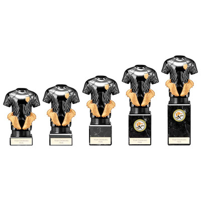 Trophy Superstore Black Viper Legend Football Shirt Trophy - mehrere Größen