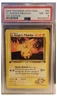 2000 Pokemon Lt. Surge's Pikachu 1st Edition Gym Challenge PSA 8
