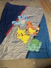 Pokemon Twin Size Comforter  Sheet Set Reversible 8 PCS Pickachu