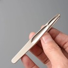 1 Pc Round Head Tweezers Eyebrow Facial Hair Removal Precision Beard Clip Tool