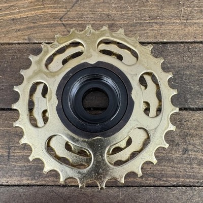 Vintage Suntour Pro-Compe Freewheel 5 Speed Gold NOS 14-28T 28T