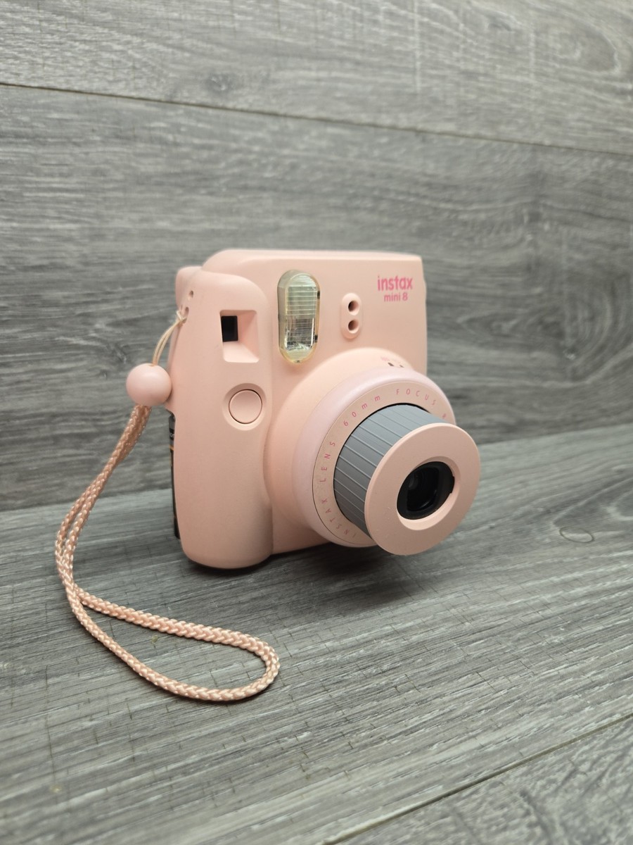 Fuji Film Instax Mini 8 Pink Camera Works Missing Battery Cover | eBay