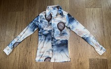VTG 70s Disney Hidden Mickey Disco Shirt Kennington Hot Air Balloon Minnie RARE