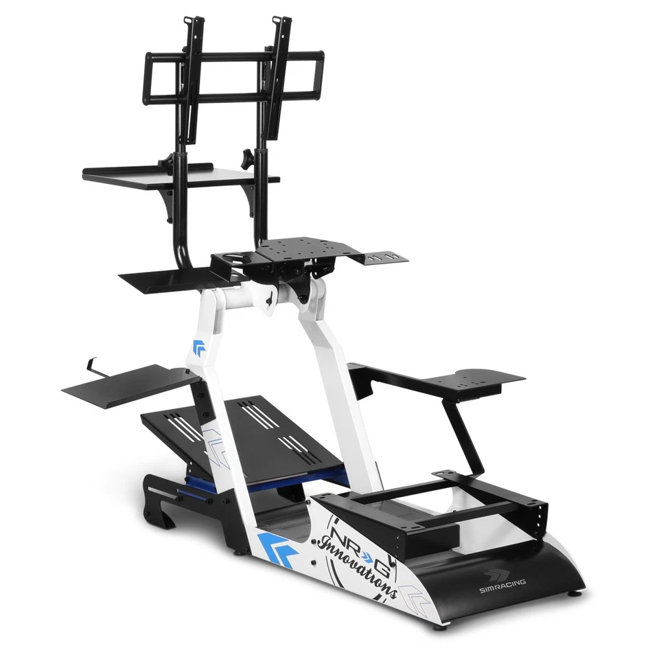 NRG FRP-APEX Universal Adjustable Racing Simulator Cockpit Steering Wheel Stand - Image 4 of 4