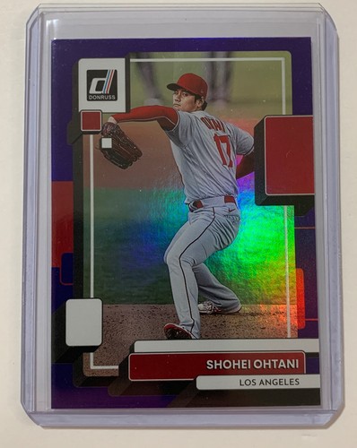 Shohei Ohtani , 2022 Donruss, Holo Purple Foil Parallel #147 Angels 🔥 