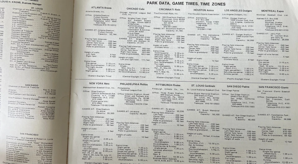 Libro Verde de la Liga Nacional 1976 MLB Guide - Cincinnati Reds Champs Foto 3 de 3