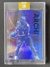 Kawhi Leonard 2025-26 Topps Three 3 Architects Blue /15 #AR-23