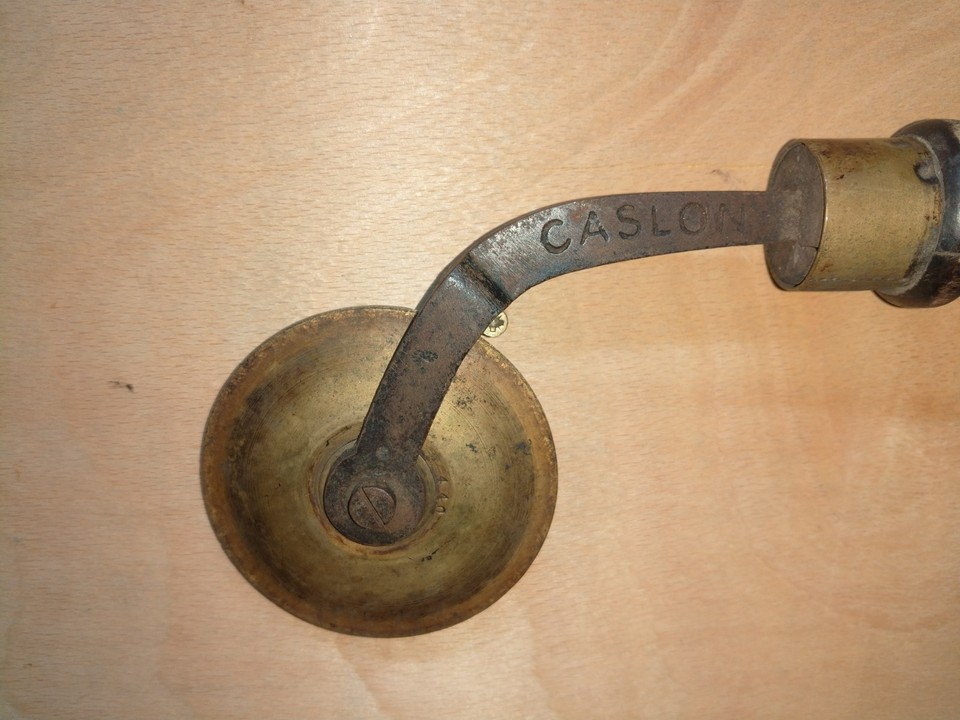 Bookbinding vintage finishing wheel brass embossing gilding leather ...