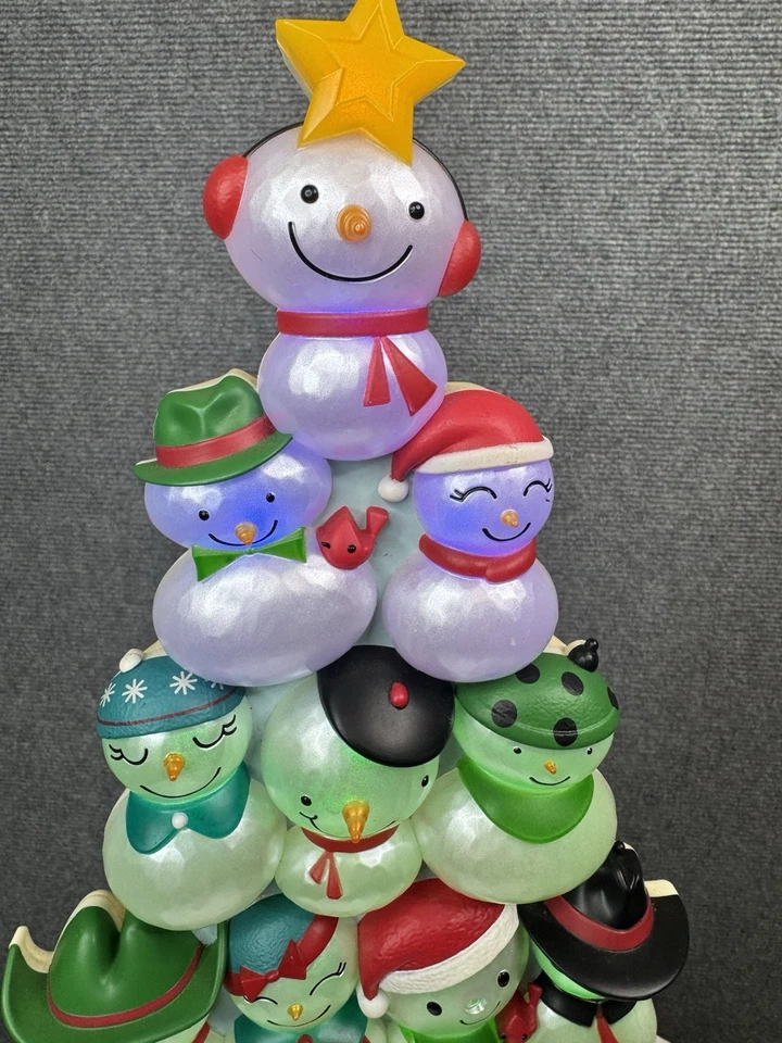 Hallmark 2014 Christmas Concert Snowmen w/ Conductor Complete* Tested Works - Image 4 of 4