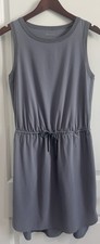 Athleta Rincon Midi Athletic Knee Length Dress Women's Size Small Grey