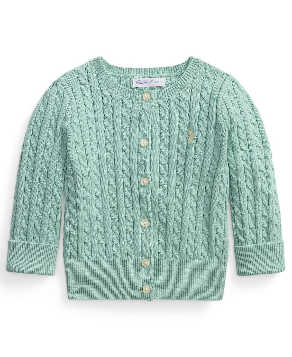 Polo Ralph Lauren Baby / Toddler Girls' Crewneck Cardigan Sweater - NWT