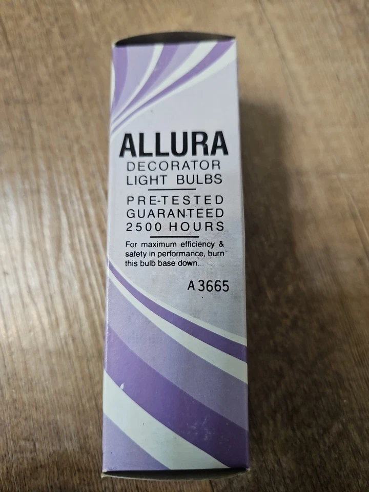 LOT OF 5 - SATCO ALLURA A3665 Decorative Flame Tip Clear Chandelier Bulb NEW - Image 4 of 4