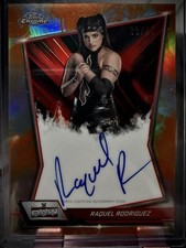 2026 Topps Chrome WWE Raquel Rodriguez Orange Auto 03/25 RBA-RAQ