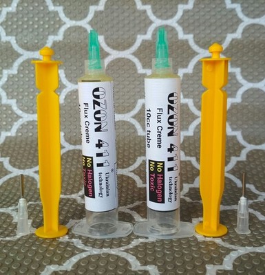 Ozon 411 Gel Flux for delicate and comfortable soldering, 20 ml. Summer 2026!