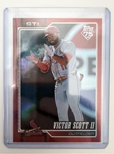 Topps 2026 Series 1 Victor Scott II Cardinals Red  1/5 Rare bookend 🔥