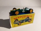 MATCHBOX LESNEY #19 LOTUS RACING CAR w Decals 1965 MINT car