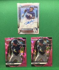 Bowman & Donruss Kendall George LA DODGERS 3 Card Lot incl Auto. FREE SHIP!
