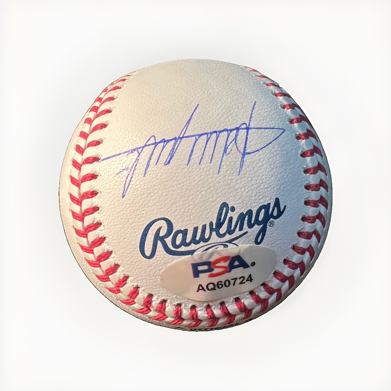 Adrian Beltre Signed Official Major League Baseball Autograph W/ PSA COA view 2