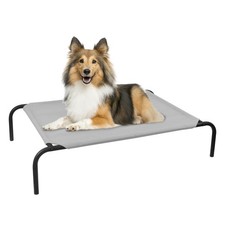 PHYEX Heavy Duty Steel-Framed Portable Elevated Pet Bed, Elevated Cooling Pet...