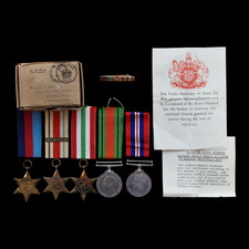 Royal Engineers WW2 Medal Group France BEF 1940 North Africa Italy 1st Army ARP