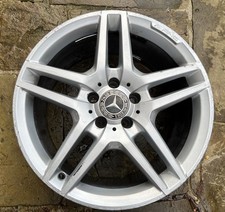 MERCEDES BENZ 18 ALLOY WHEEL E-CLASS RIM ET54 9J A2124010400 REAR WHEEL GENUINE