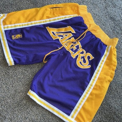 NWOT Vintage 96 /97  Just Don Los Angeles Lakers Mesh Shorts Men s Size Medium