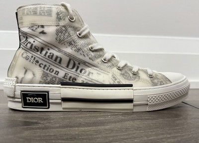 Christian Dior Daniel Arsham B23 High Tops Newspaper Edition EU Size 41