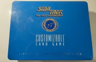 Star Trek TNG Customizable Card Game Limited Edition Tin 1995