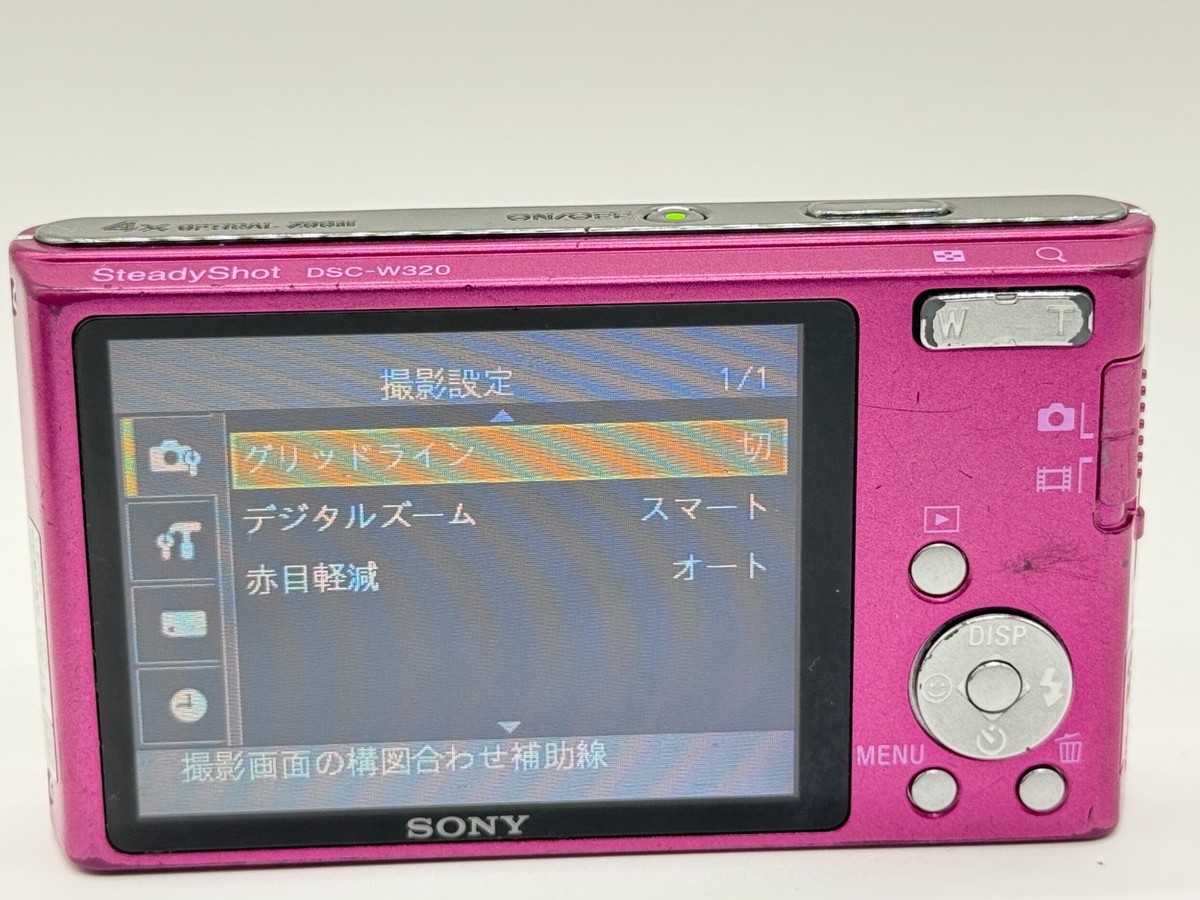 SONY Cyber-shot DSC-W320 Pink Compact Digital Camera USED TESTED
