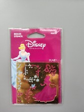 NEW DISNEY PRINCESS Cinderella BRASS EMBOSSING STENCIL 46626