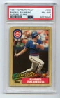 1987 Topps Tiffany RAFAEL PALMEIRO # 634 PSA 8 Future Stars Chicago Cubs