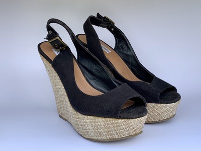 nine west peep toe wedge