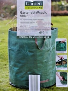 Laubsack aus Kunststoff 270l Laubsammler für Laub und Garten