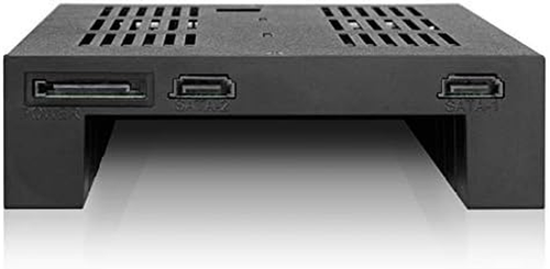 ICY DOCK 2 Bay 2.5 SAS/SATA HDD/SSD Mobile Rack + 3.5" Slot for External 5.25" B - Afbeelding 4 van 12