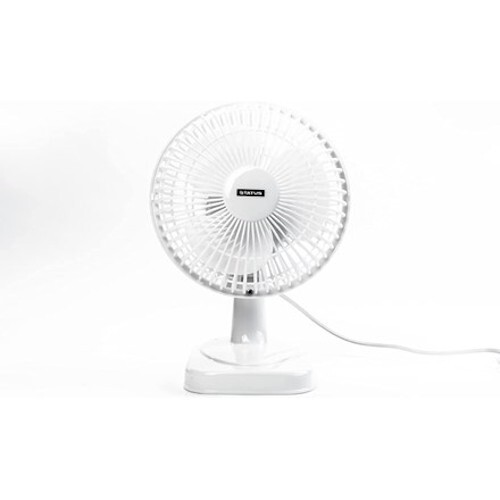 Status tragbarer 6 Zoll, 2 Geschwindigkeiten Schreibtischlüfter (S6DESKFAN ST-10) - weiß - Bild 2 von 5