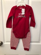 New with tags Bundles Baby Place Red Christmas 2 PC. outfit Size 9-12 mo.