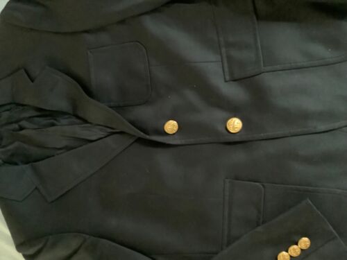 Brooks Brothers Blazer Loro Piana Super 120's Donna Nero 100% Lana Taglia S - Foto 2 di 12